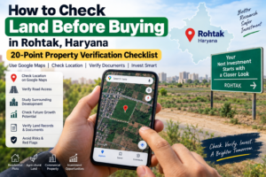 How to Check Land Before Buying in Rohtak | 20-Point Checklist