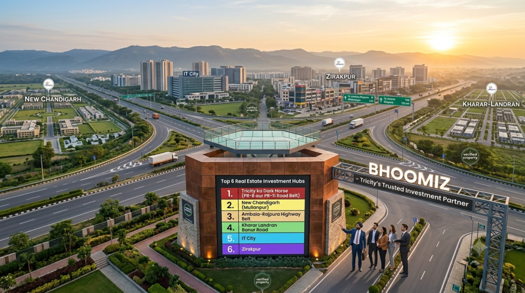 Top 6 Real Estate Investment Hubs in Chandigarh Tricity